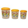 colorfull yellow food containers