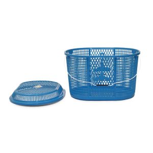 Oval Plastic Basket With Lids