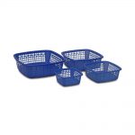 square plastic baskets