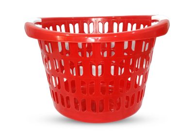 plastic laundry basket